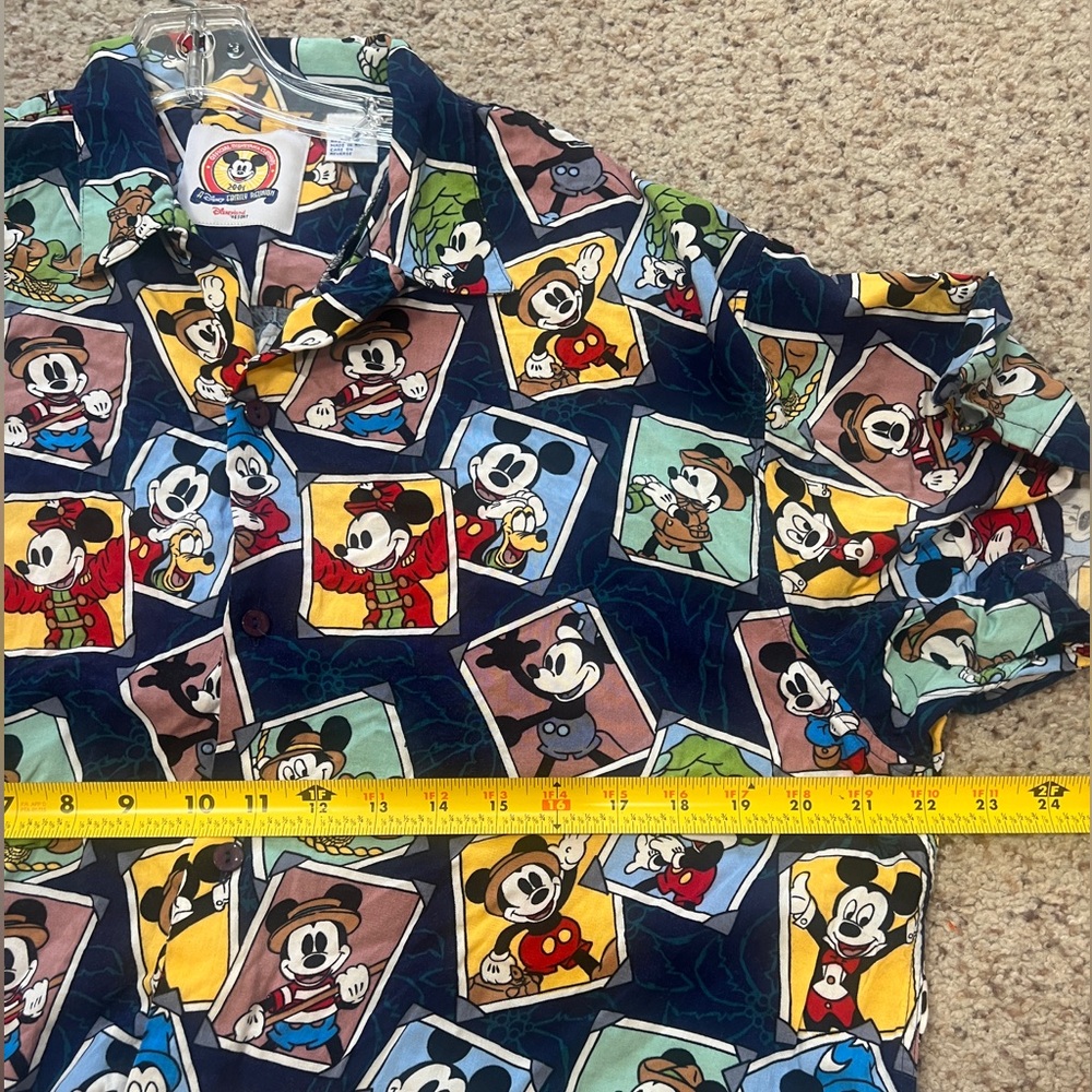 Disneyana Clothiers 2001 Mickey Mouse Shirt Family Reunion Disney Sz L - Picture 8 of 8